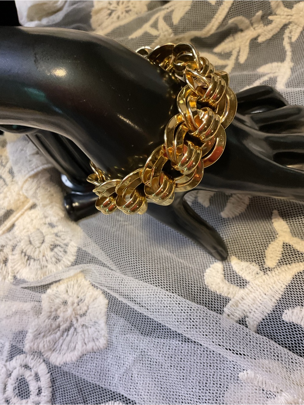 Gold Chunky Chain Bracelet - Women Jewelry